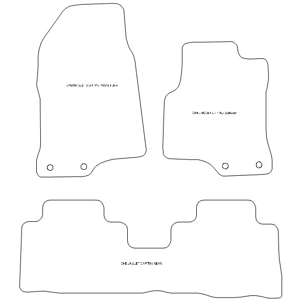 Chevrolet Captiva 5 Seater Car Mats